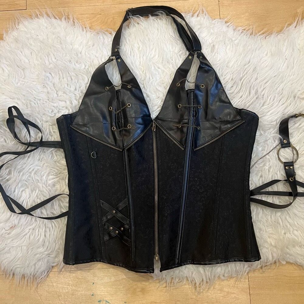 Women’s black corset perfect for halloween costume XL - Picture 6 of 10